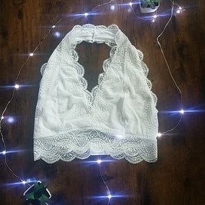 White Lacey Bralette